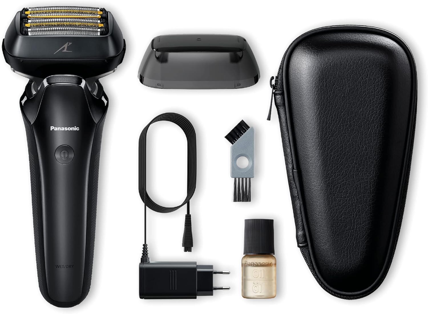 Panasonic ES-LS6A-K803 Nass- und Trockenrasierer mit 6 Klingen für Männer, kabelloser Premium-Rasierer, reaktionsfähiger Bartsensor, japanische Stahlklingen, Multi-Flex-22D-Kopf, mattschwarz – Bild 11