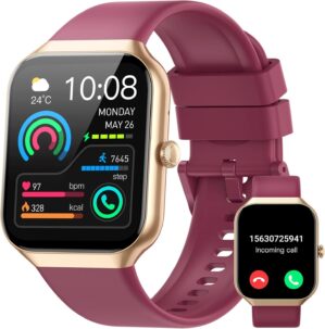 Smartwatch Damen Herren mit Telefon...