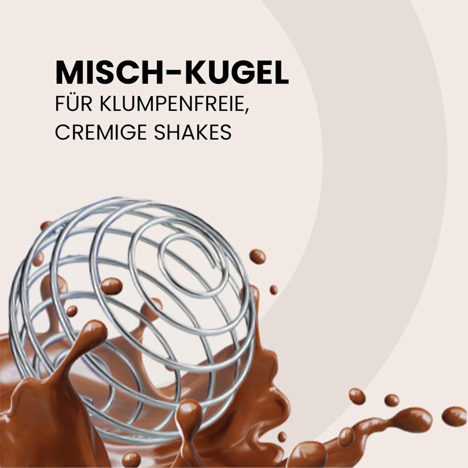 FSA Nutrition Protein-Shaker mit Pulverfach für cremige Shakes, mit Siebeinsatz und Behälter, BPA-frei und auslaufsicher, schwarz – Bild 5