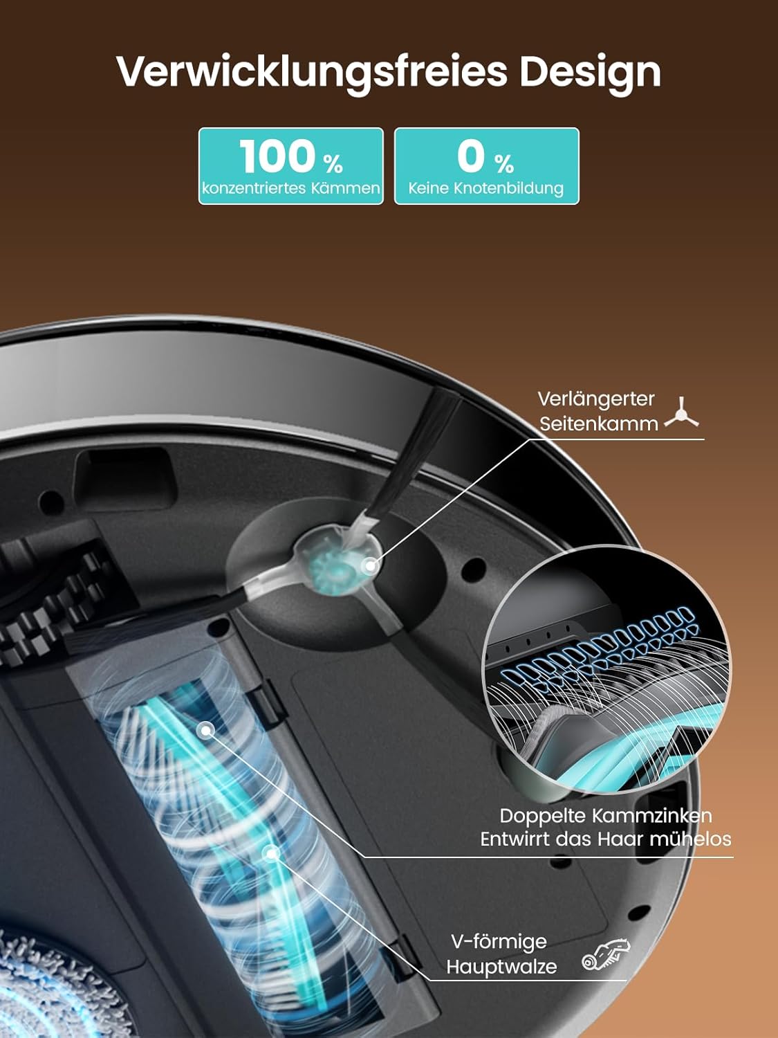 Lefant M3 MAX Saugroboter mit Wischfunktion, 20.000 Pa Saugkraft, Hindernissen ausweichen, LiDAR-Navigation, No-Go-Zone, Anheben des Wischmopps, Multi-Etagen-Kartierung, WLAN 2,4G/5G, App und Alexa – Bild 5