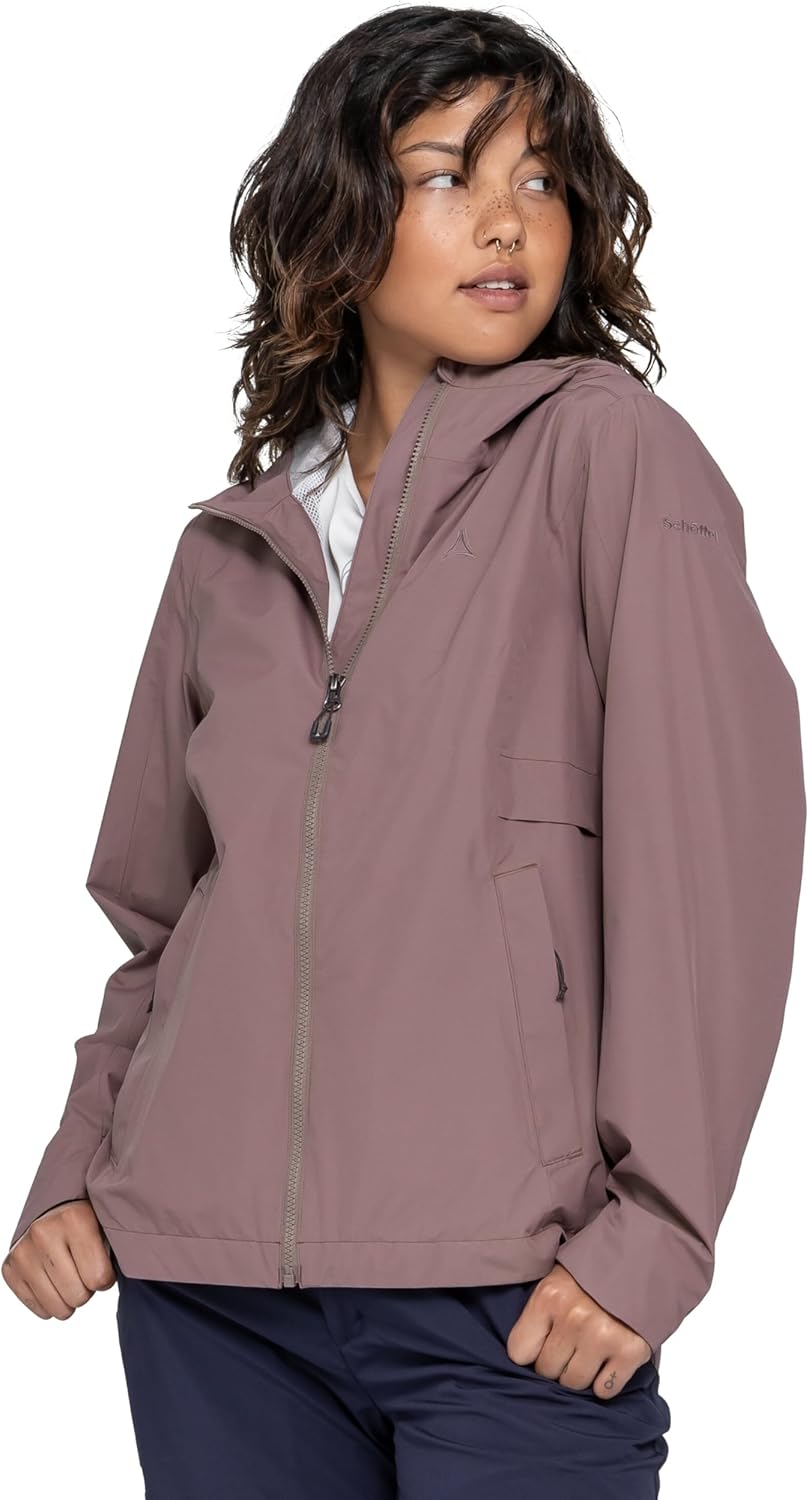 Schöffel Damen Jacke Style Bohorok WMS wasserdichte atmungsaktive Outdoorjacke elegante Funktionsjacke mit Kapuze und Stufensaum – Bild 5