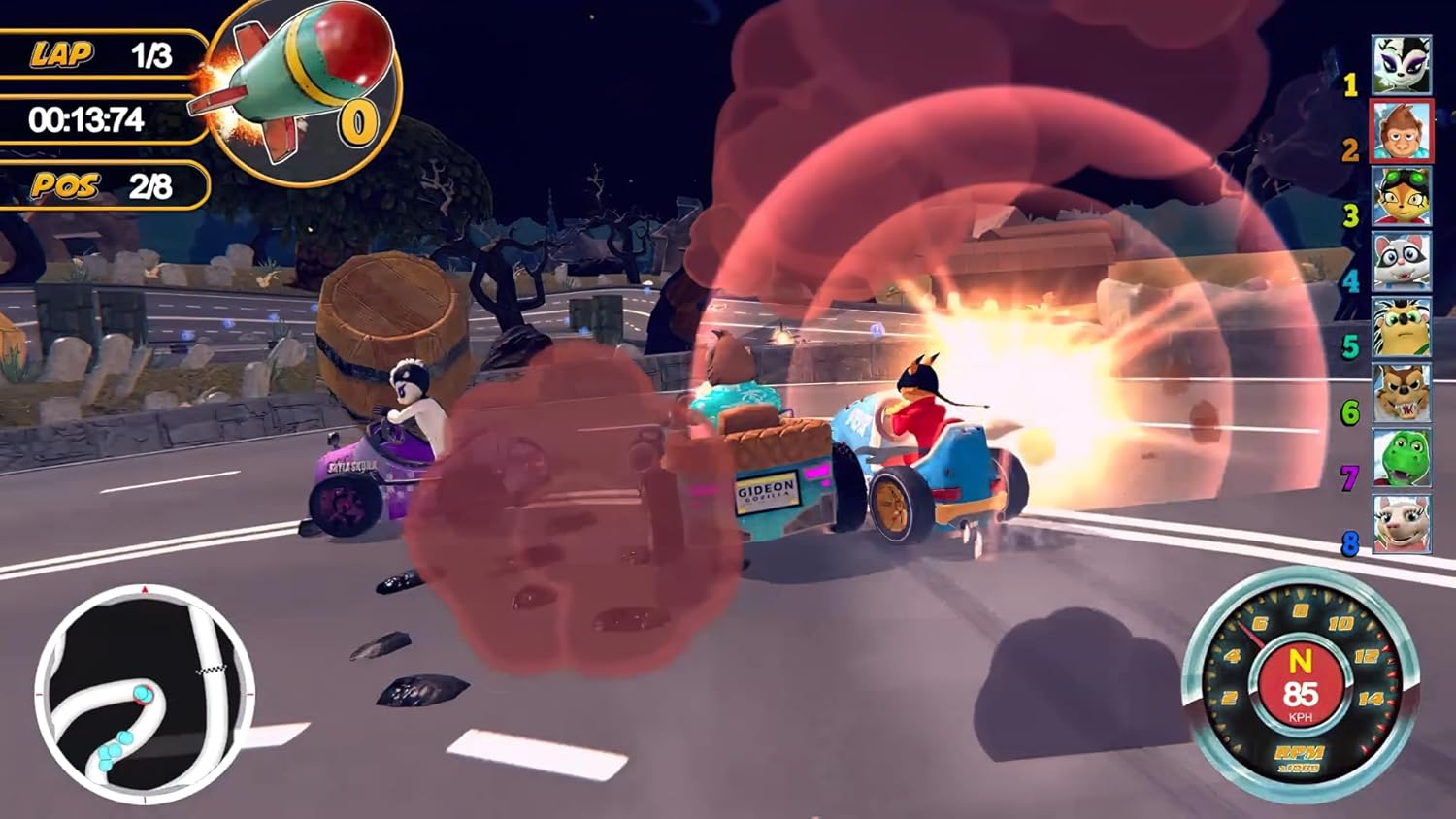 ANIMAL KART RACER 2 - Familien Rennspiel für PS4 – Bild 7