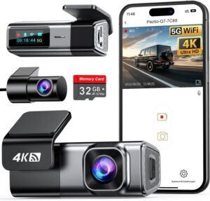 Dashcam Auto vorne hinten 4K + 1080...