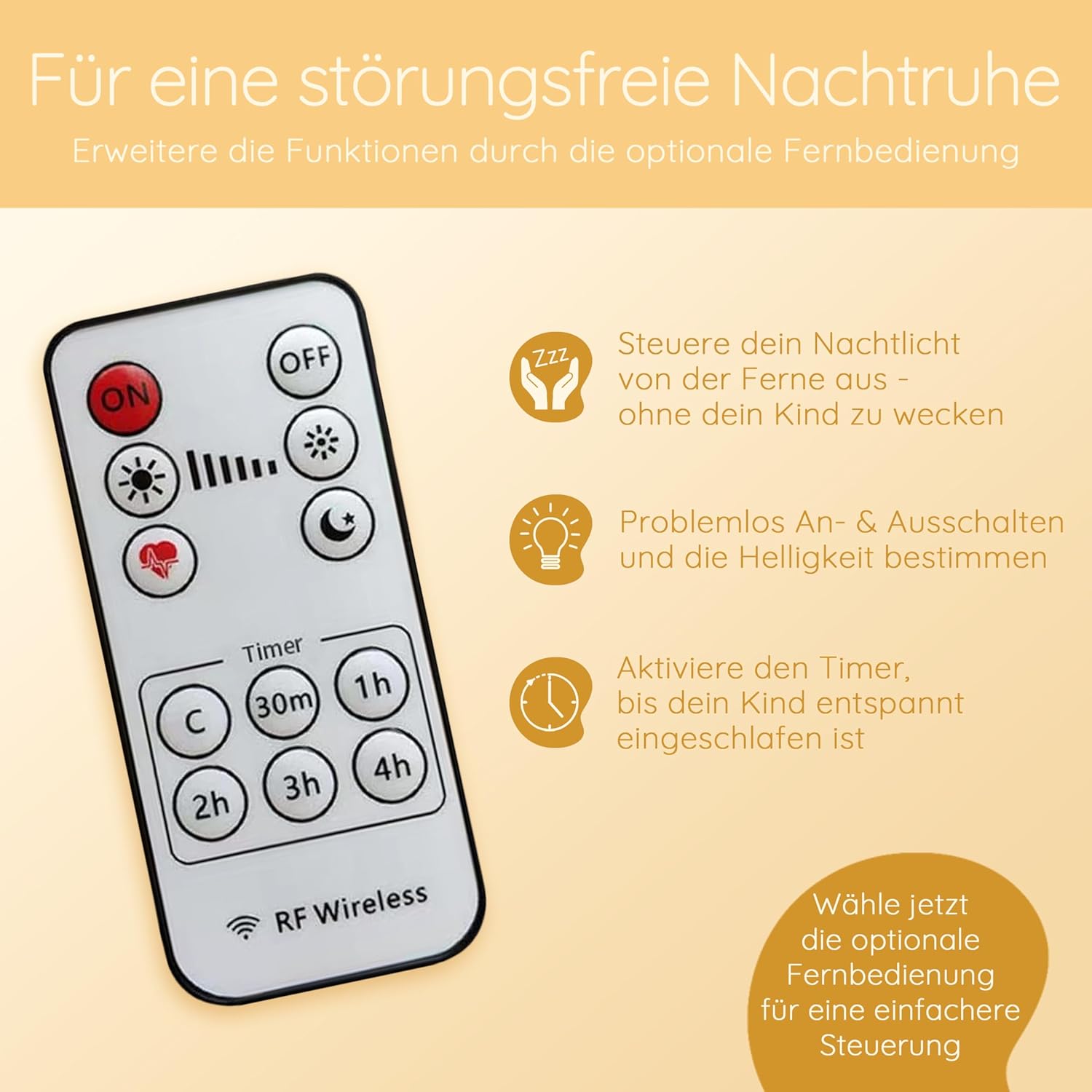 Bärenfreunde - Personalisiertes Nachtlicht für Babys - Individuelle Nachttischlampe für Kinder - Personalisierte Geschenke Kinder - Babygeschenk - Geschenk zur Geburt (Safaritiere) – Bild 8