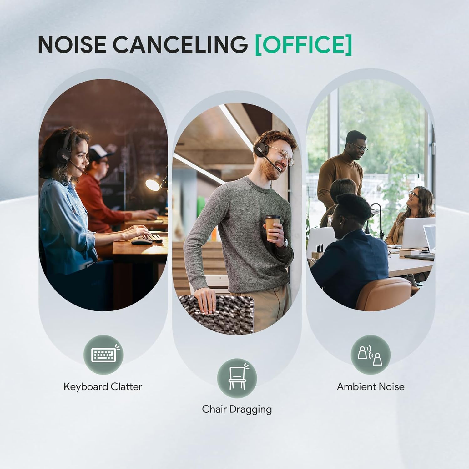 Yealink BH70 Bluetooth-Headset mit Mikrofon für Home Office, Microsoft Teams-zertifizierte Bluetooth-Kopfhörer kabellos bis zu 35 Stunden Sprechzeit, 3 AI-Mikrofon-Rauschunterdrückung, 50 m kabellose Reichweite – Bild 9