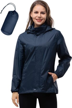 33.000ft Damen-Regenjacke, wasserdi...