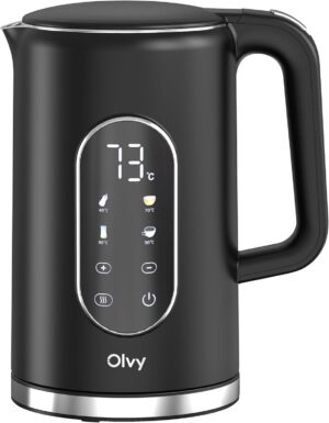 Olvy Elektrischer Wasserkocher 1,7L...