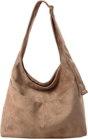 JANSBEN Wildleder Handtasche Damen ...