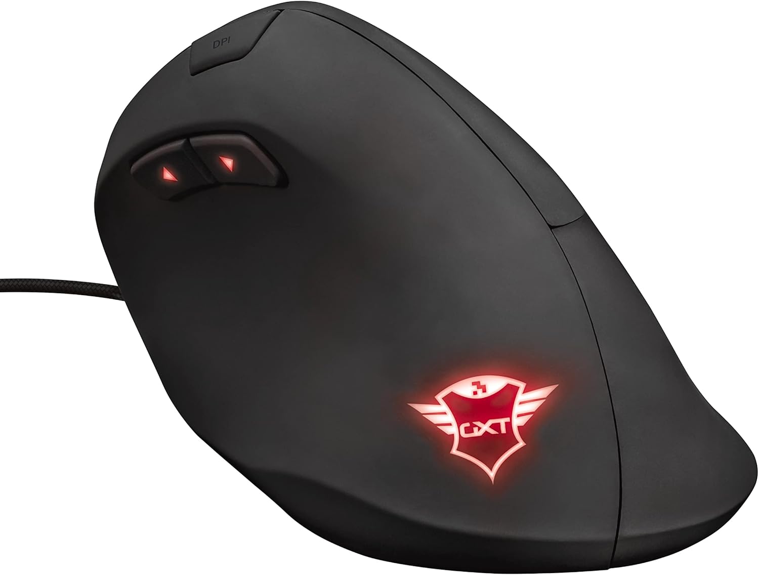Trust Gaming GXT 144 Rexx Vertikale ergonomische Gaming-Maus, 250–10.000 DPI, 6 Tasten, Schwarz – Bild 9