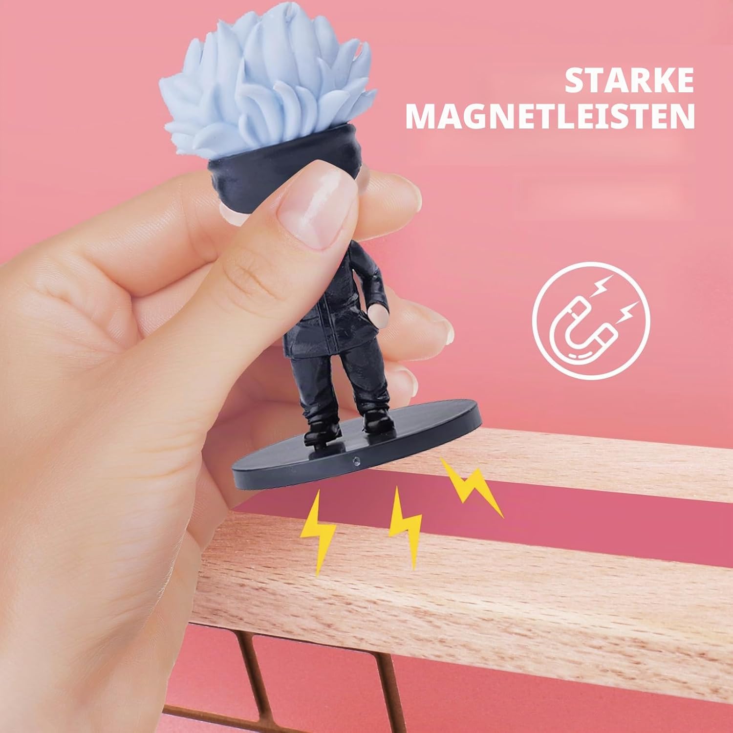 Givilio Tonie großes Regal für Toniebox – Toniebox-Aufbewahrung für alle Ihre Tonie-Accessoires, Toniebox-Figuren und Toniebox-Figuren, Display-Kollektion, Tonie-Regal (Natur) – Bild 5