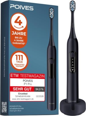 Schallzahnbürste P1 Pro Testsieger...