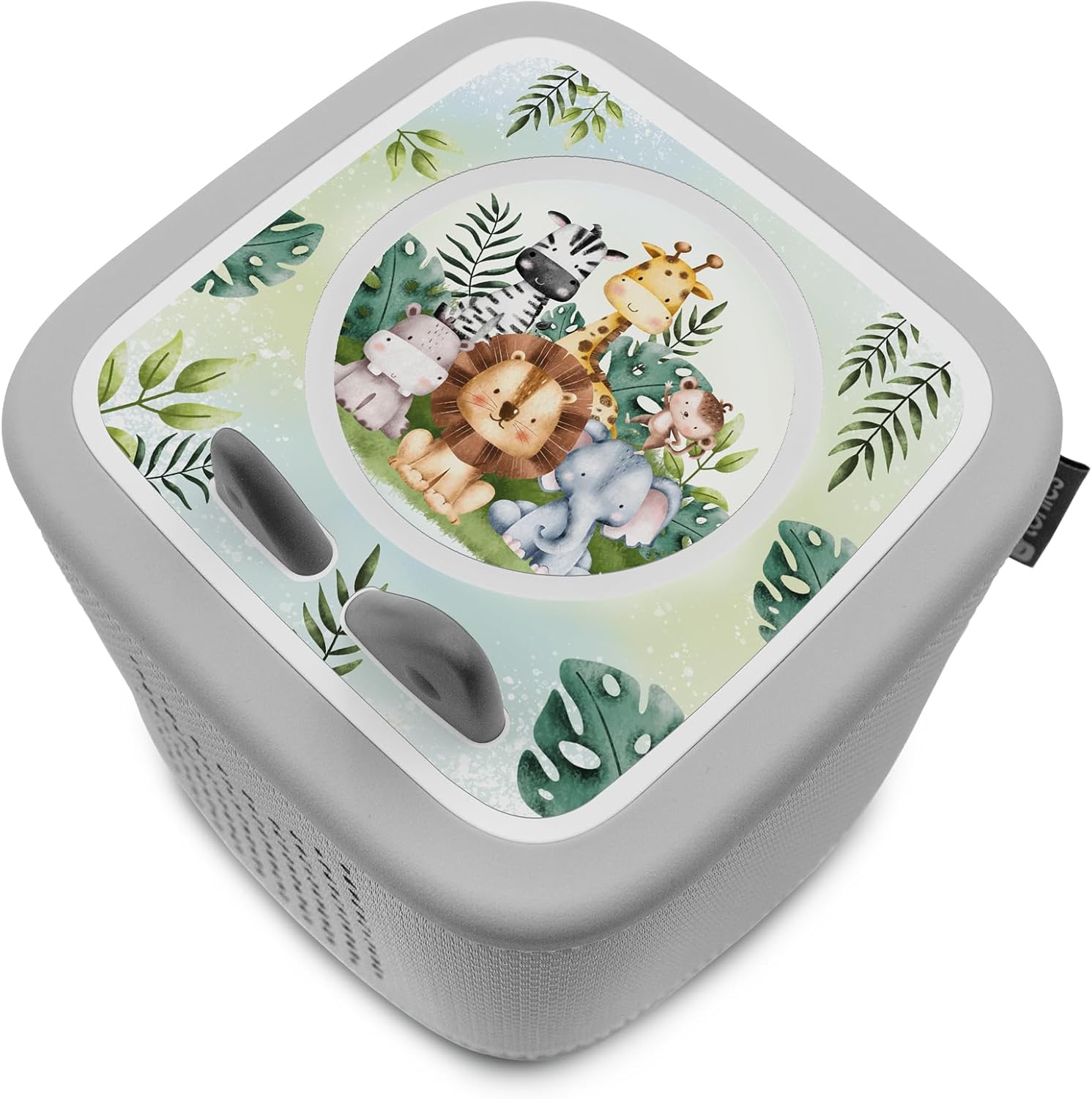 Displayschutzfolie kompatibel mit Toniebox 2, passgenaue Folie mit Motiv, Zubehör, selbstklebende Schutzhülle mit Design, Kratzschutz für Kinder, Spielzeug Y015, (54 Dschungel). – Bild 3
