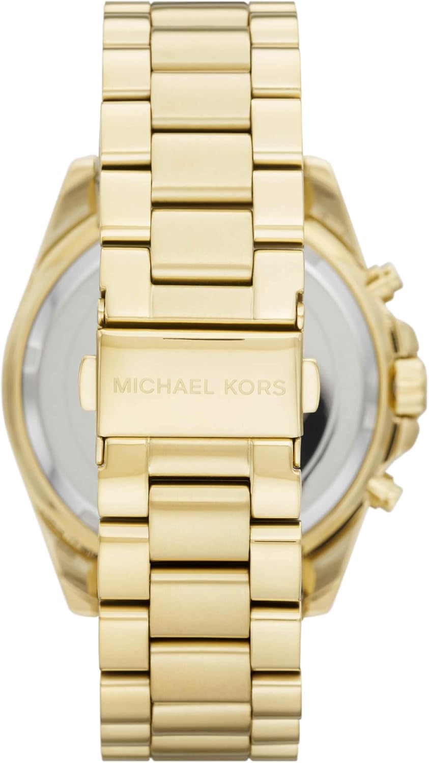 Michael Kors Bradshaw Uhr für Damen, 43 mm Quarz-Chronographenwerk mit Edelstahlarmband – Bild 4