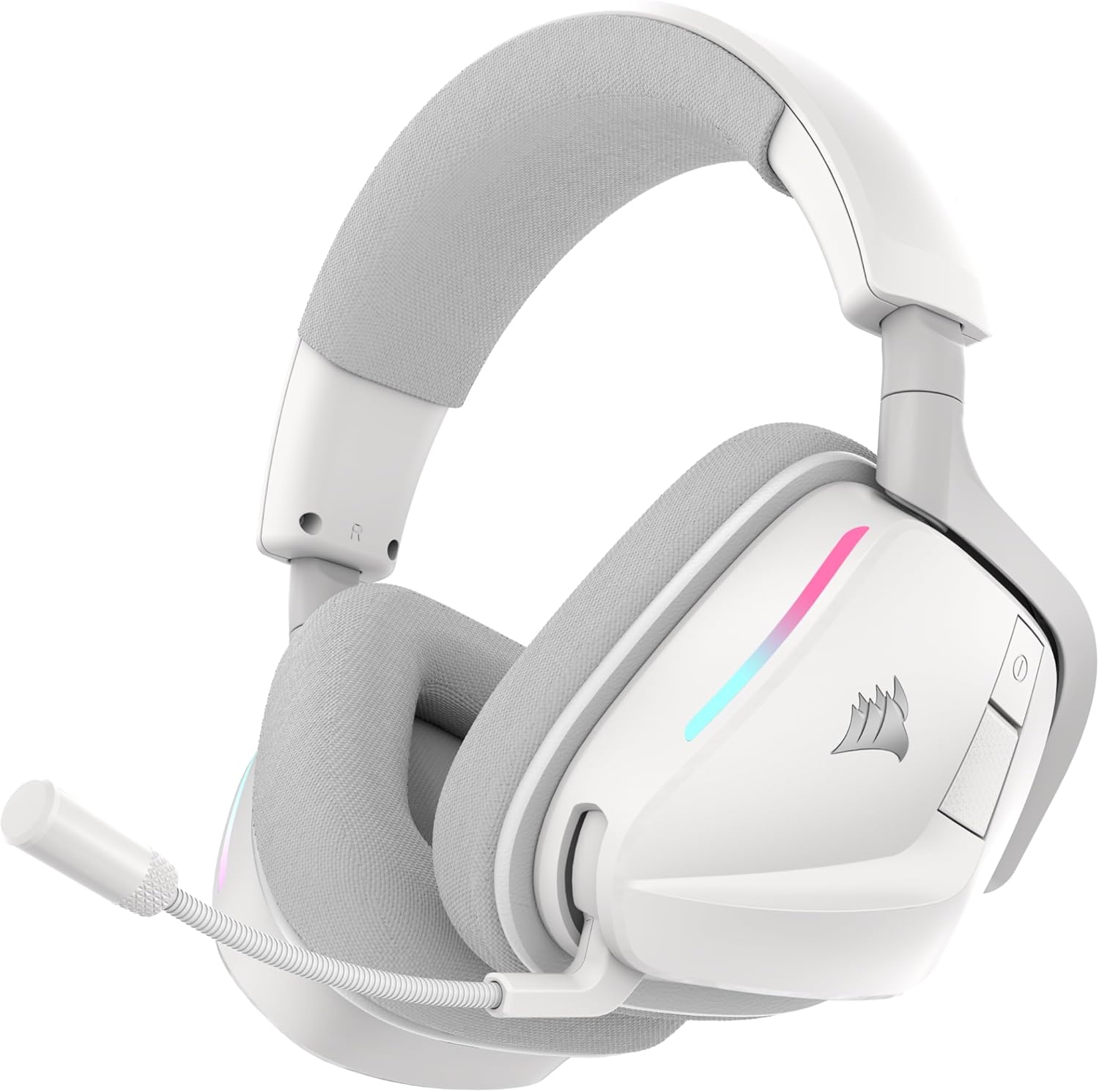 Corsair Void v2 Kabelloses Gaming-Headset – Weiß | Bluetooth, Dolby Atmos, 70-Stunden-Akku, kabellos, Dualband-Schnellladung, PC, PS5, PS4, Switch und Mobiltelefon