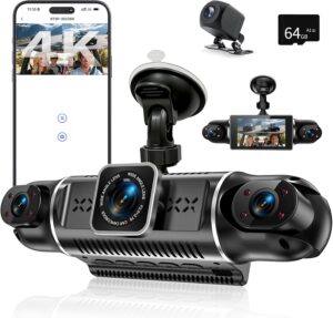 4K-Dashcam für Auto vorne und hint...