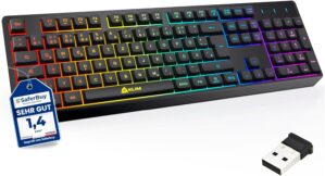 KLIM Chroma Gamer-Tastatur mit USB-...