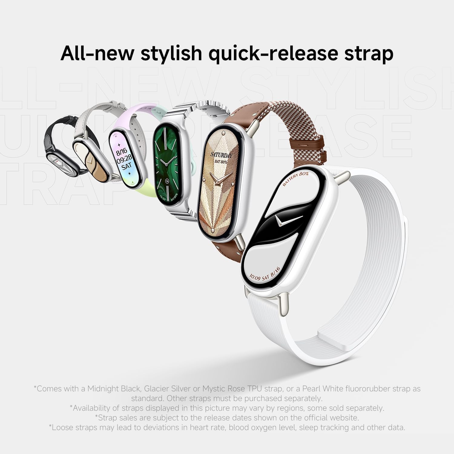 Xiaomi Smart Band 10, Smartwatch, Fitness-Tracker, 1,72-Zoll-AMOLED-Display, 21-Tage-Akku, 5ATM Wasserbeständigkeit, SPO₂- und Herzfrequenzmesser, Schlafmonitor, 150+ Sportmodi, Pink – Bild 7