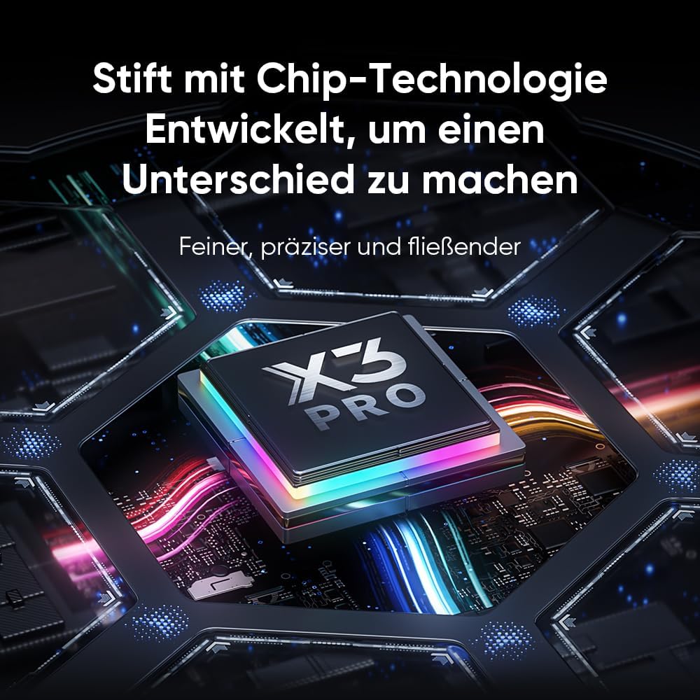 XPPen 12,2 Zoll eigenständiges Grafiktablett-Display mit X3Pro 16384 Smart Pen, Android 8 GB + 256 GB WLAN mit 8000 mAh Akku, Magic Drawing Pad, 2K-Auflösung, digitales Zeichentablett OS Android 14