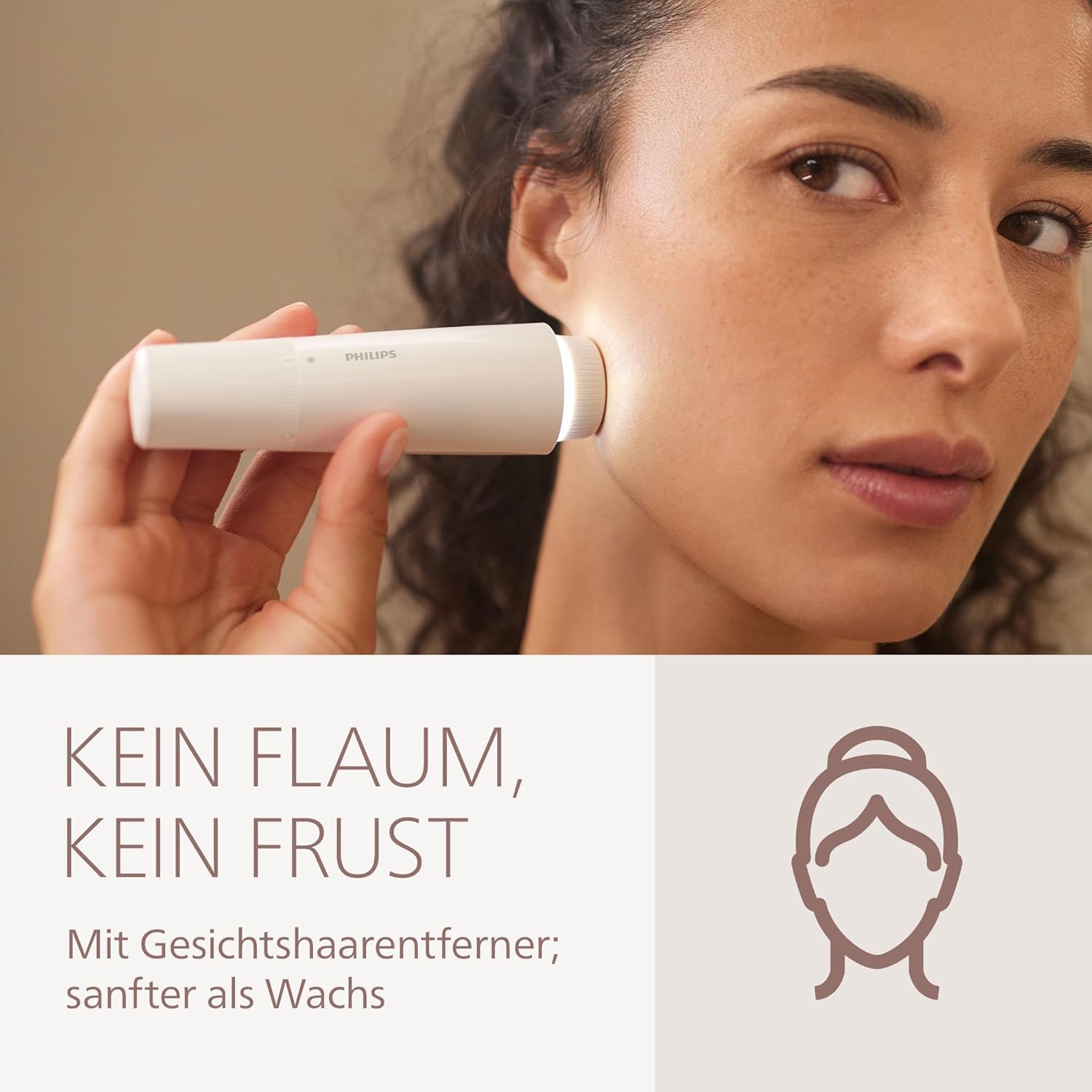 Philips Lady Shaver Series 8000 Akku-Elektrorasierer, Nass- und Trockenrasierer, 3 Klingen, flexibler Scherkopf, LED-Licht, Gesichts-/Beine-/Körper-/Bikini-Bereich, 100 Minuten Laufzeit, Modell BRL159/00 – Bild 5