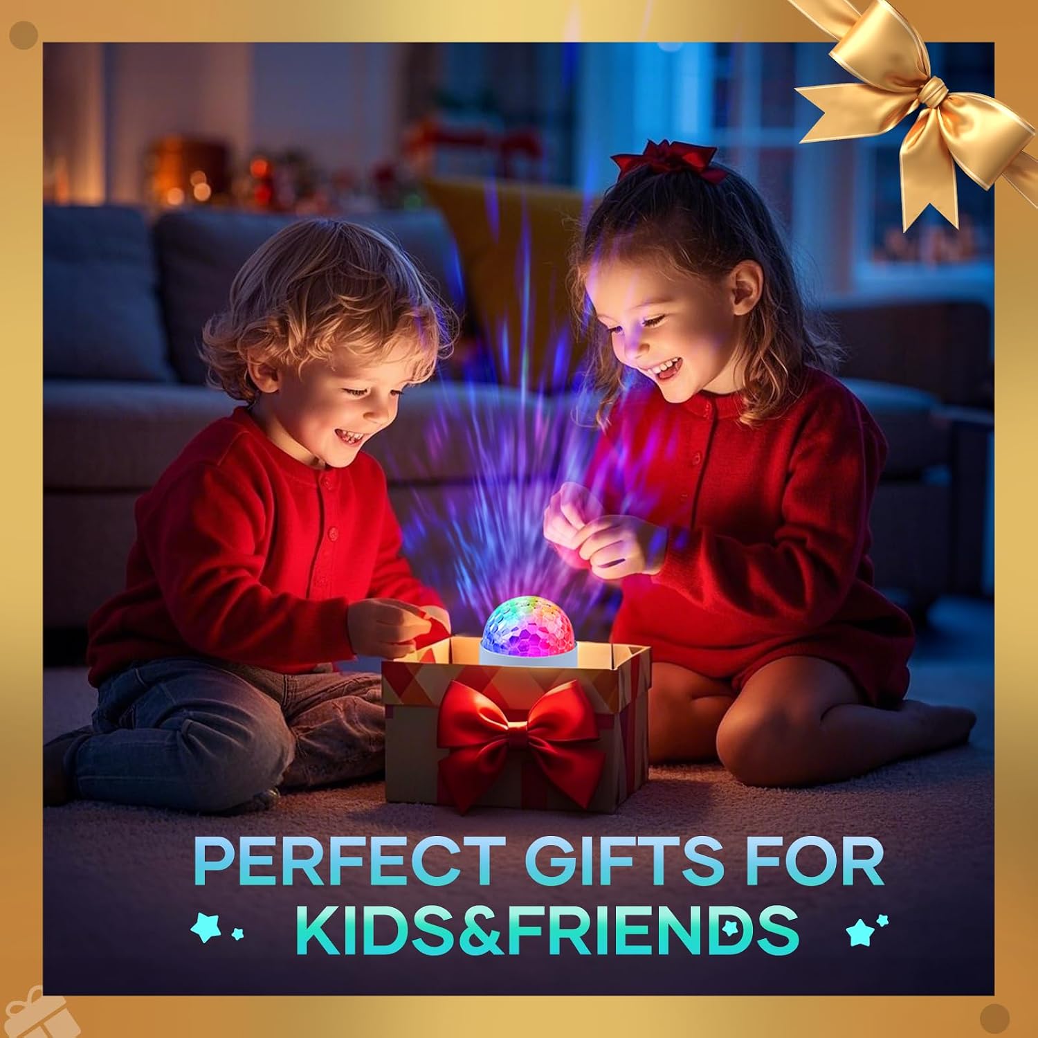 Fokky Sternenhimmel Projektor, LED Sternenhimmel Projektor Kinder, Galaxy Projektor für Geschenkparty, Sternprojektor Kinder mit 16 Lichteffekten, LED Projektor Nachtlicht Raumdekoration (Weiß) – Bild 7