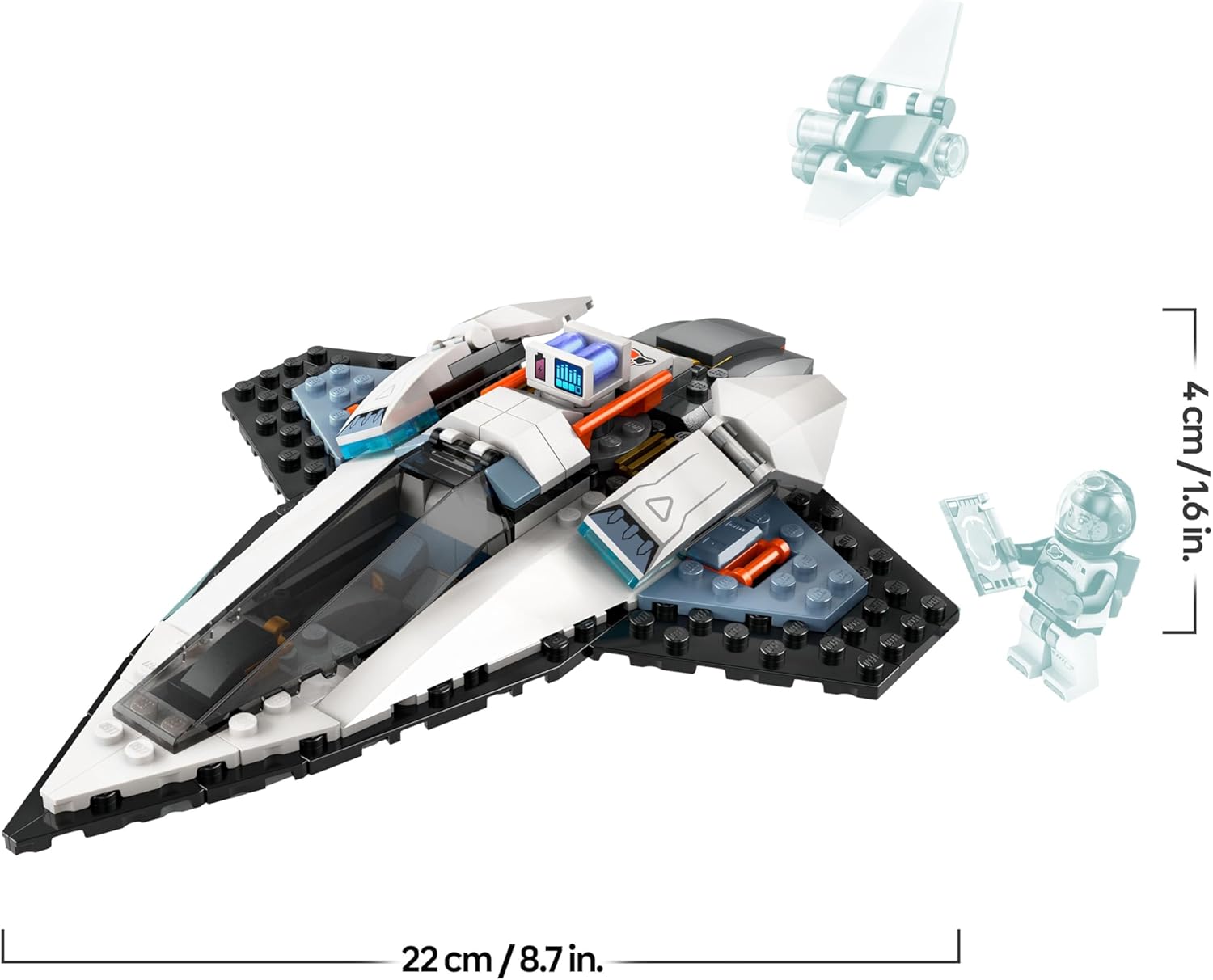 LEGO City Raumschiff, Weltraumspielzeug mit Space Shuttle für Kinder zum Bauen, Jungen und Mädchen ab 6 Jahren, Set mit Astronautenfigur 60430 – Bild 9