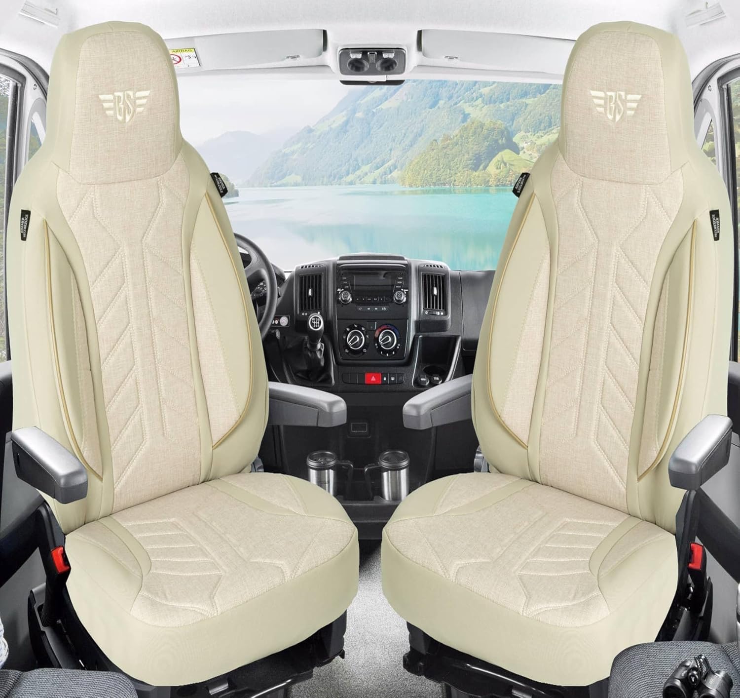 BREMER SITZBEZÜGE Wohnmobil-Sitzbezüge für Fiat Ducato Jumper Boxer PLKT205 – Bild 2