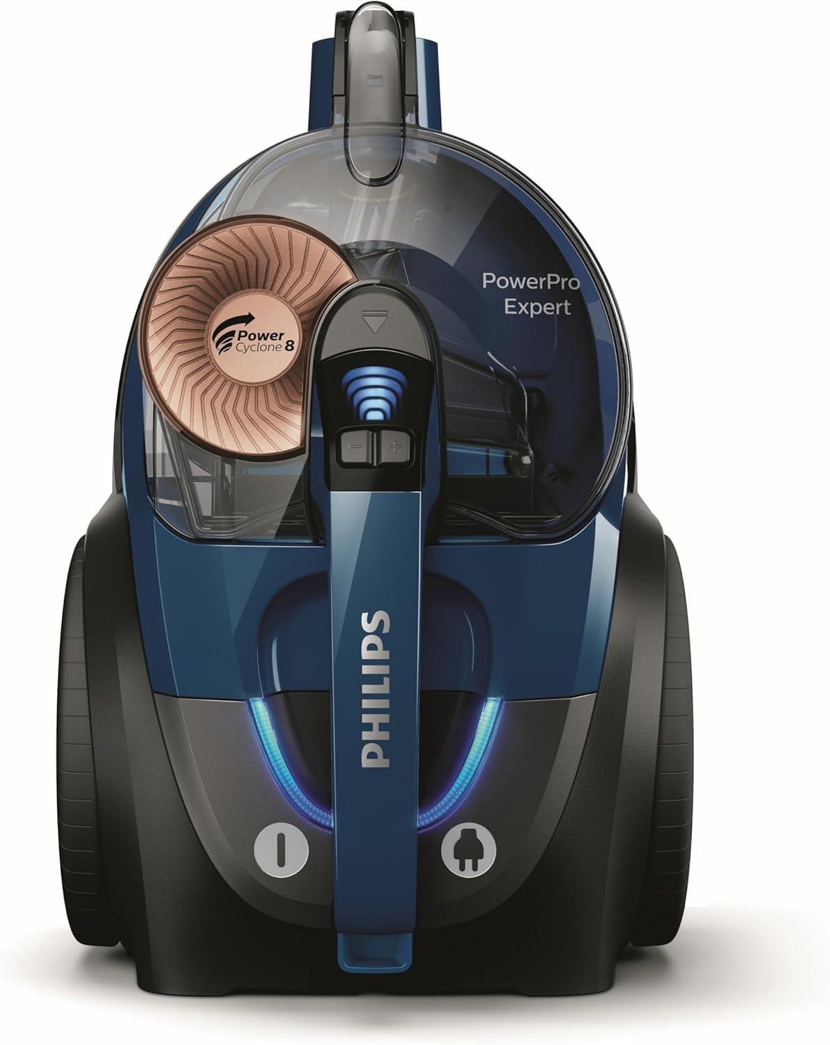 Philips PowerPro Compact Beutelloser Staubsauger, Blau/Schwarz – Bild 9