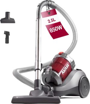 Akitas 850 W Beutelloser Staubsauge...