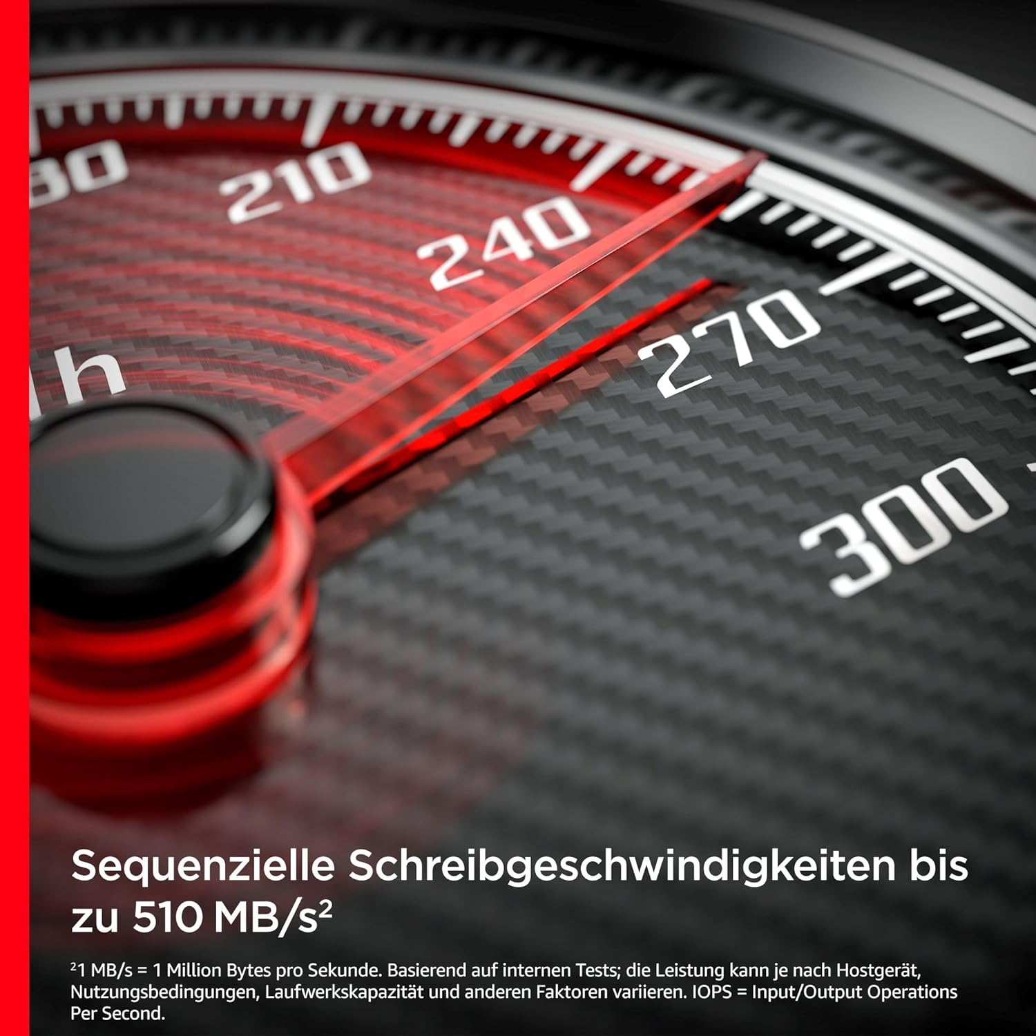 SanDisk Ultra 3D SSD interne Festplatte, 500 GB, 2,5 Zoll, stoßfest, 3D NAND Technologie, N-Cache 2.0 Technologie, 560 MB/s Übertragungsraten, schwarz – Bild 3
