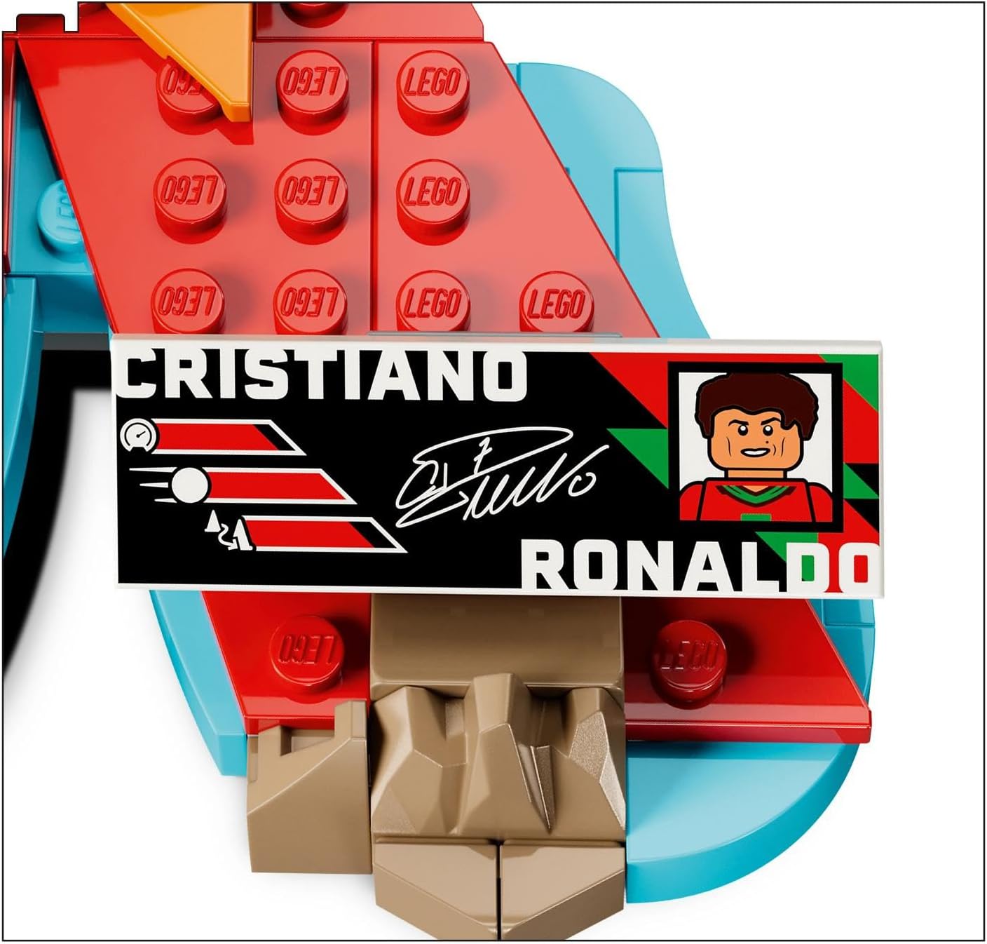 LEGO Editions Cristiano Ronaldo – Fußball-Highlights-Spielzeug – 3D-Modellbau mit Minifigur zum Sammeln – Kinderzimmerdekoration – Geschenk für Jungen, Mädchen ab 10 Jahren und erwachsene Sportfans – Bild 5