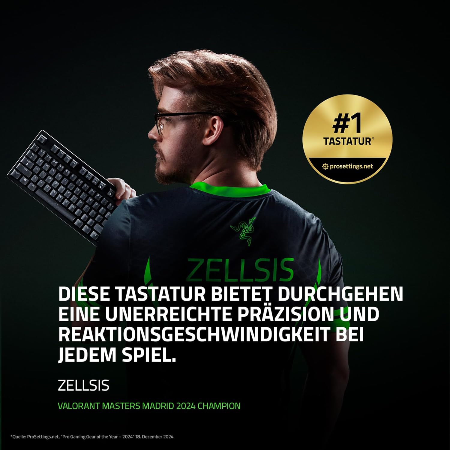 Razer Huntsman V3 Pro Tenkeyless – Tenkeyless analoge optische Esports-Tastatur – DEUTSCHES Layout – Bild 2