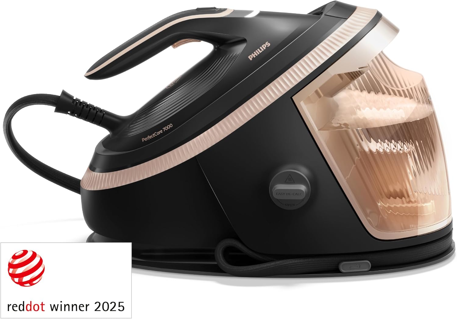 Philips PerfectCare Dampfbügelstation 7000 Serie, 650 g Dampfstoß, 8,5 Bar, SteamGlide Elite-Bügelsohle, automatischer intelligenter Dampf (PSG7300/80) – Bild 3