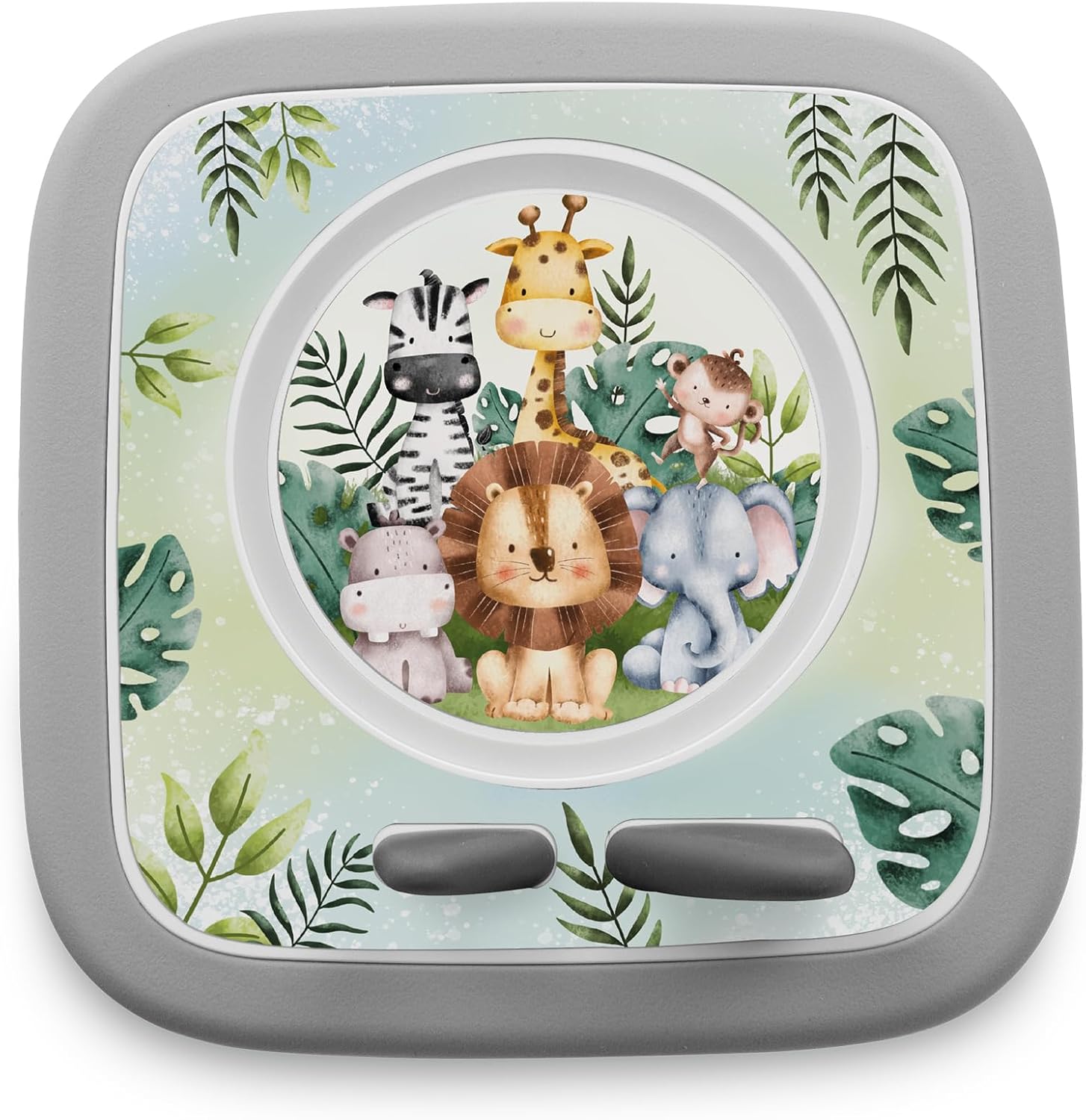 Displayschutzfolie kompatibel mit Toniebox 2, passgenaue Folie mit Motiv, Zubehör, selbstklebende Schutzhülle mit Design, Kratzschutz für Kinder, Spielzeug Y015, (54 Dschungel).