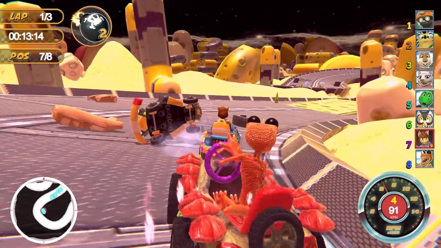 ANIMAL KART RACER 2 - Familien Rennspiel für PS4 – Bild 4