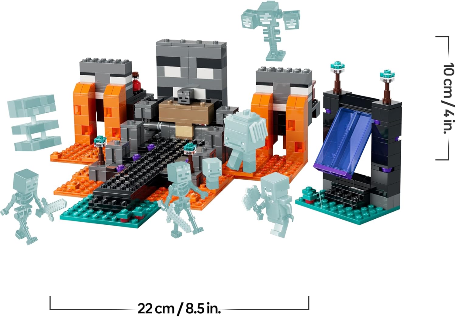 LEGO Minecraft Duell mit dem Wither – Geschenk für junge Gamer – Merchandising für Fans – Minecraft – Bauset mit vielen Kreaturen und Werkbank für Jungen und Mädchen ab 8 Jahren – 21590 – Bild 8