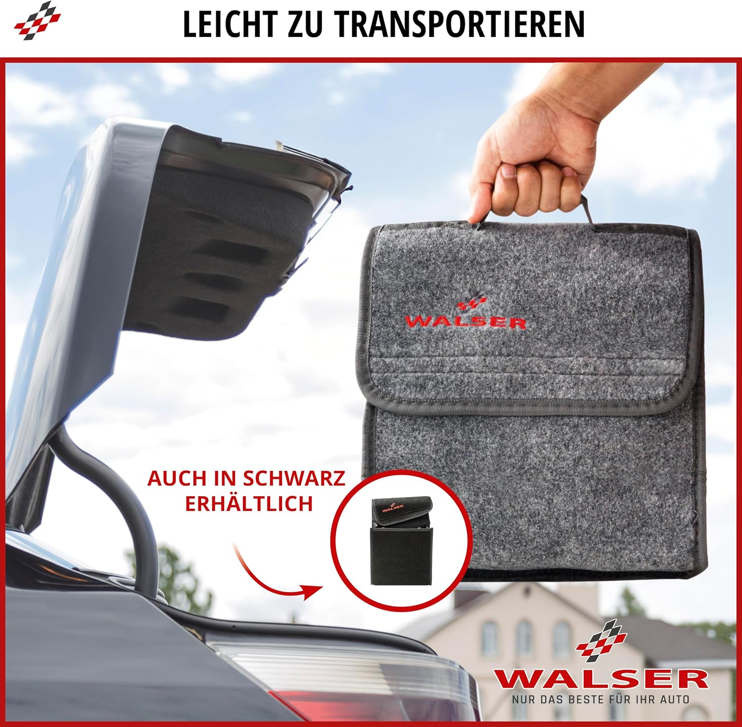 Walser Stiefeltasche mit Klettverschluss, s – Bild 3