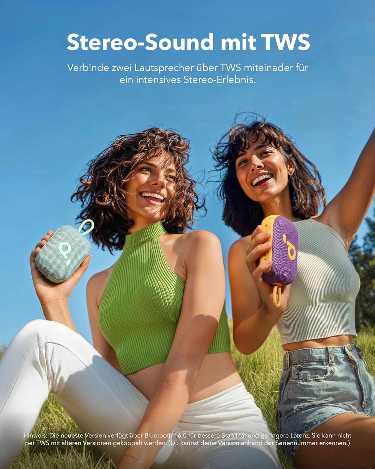 soundcore Anker Select 4 Go Bluetooth-Lautsprecher, tragbare Mini-Lautsprecherdusche, 20 Stunden Spielzeit, IP69 wasser- und staubbeständig, schwimmfähig, kraftvoller Sound, für drinnen, draußen und Wandern – Bild 6