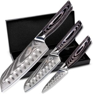 Wolfblood PRO 3-teiliges Santoku-Da...