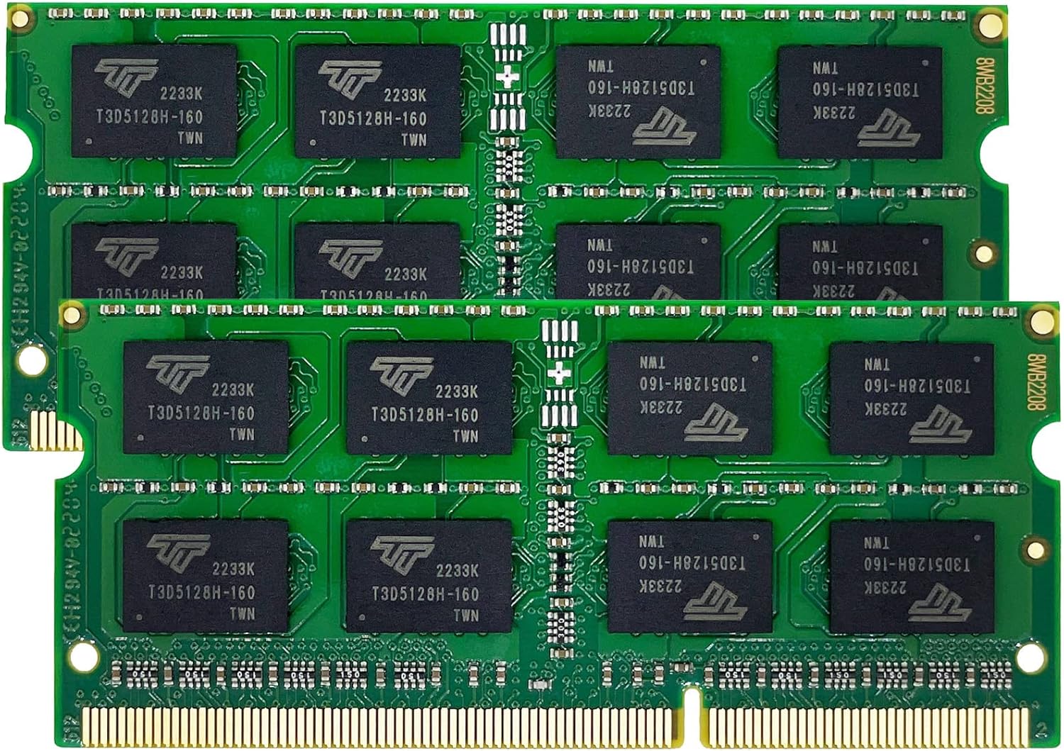 Timetec Hynix IC 4 GB DDR3L 1600 MHz PC3-12800 ungepuffert Non-ECC 1,35 V CL11 2Rx8 Dual Rank 204 Pin SODIMM Laptop Notebook Computer Speicher RAM Modul Upgrade (16 GB Kit (2 x 8 GB))