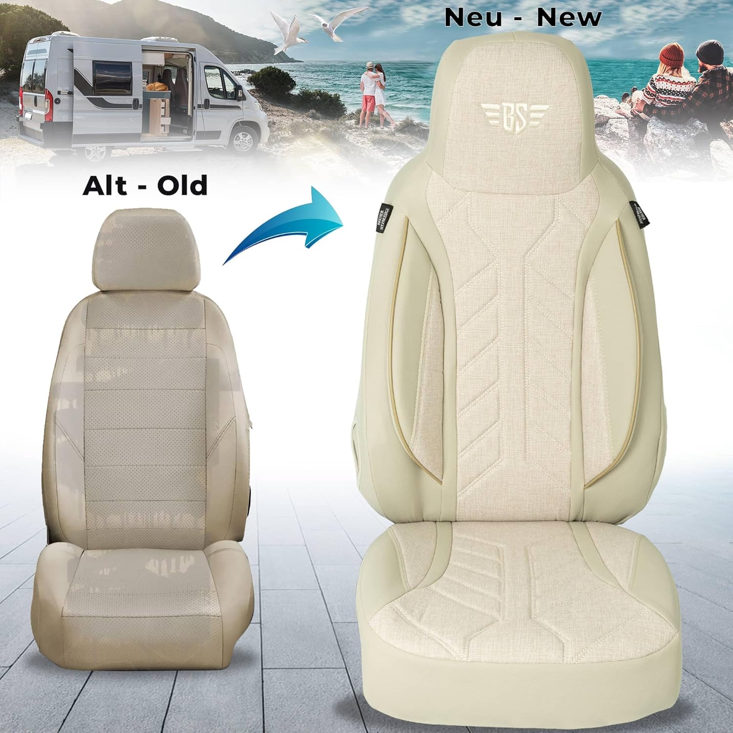 BREMER SITZBEZÜGE Wohnmobil-Sitzbezüge für Fiat Ducato Jumper Boxer PLKT205 – Bild 3