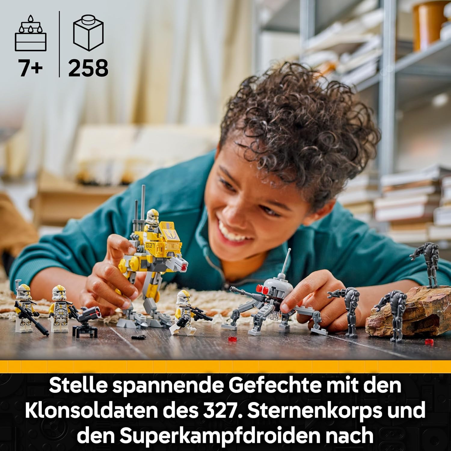 LEGO Star Wars Clone Soldiers of the 327th Star Corps Battle Pack – Spielzeug für Kinder ab 7 Jahren – Minifiguren zum Bauen und Sammeln – Kreatives Geschenk für Jungen und Mädchen – 75431 – Bild 2
