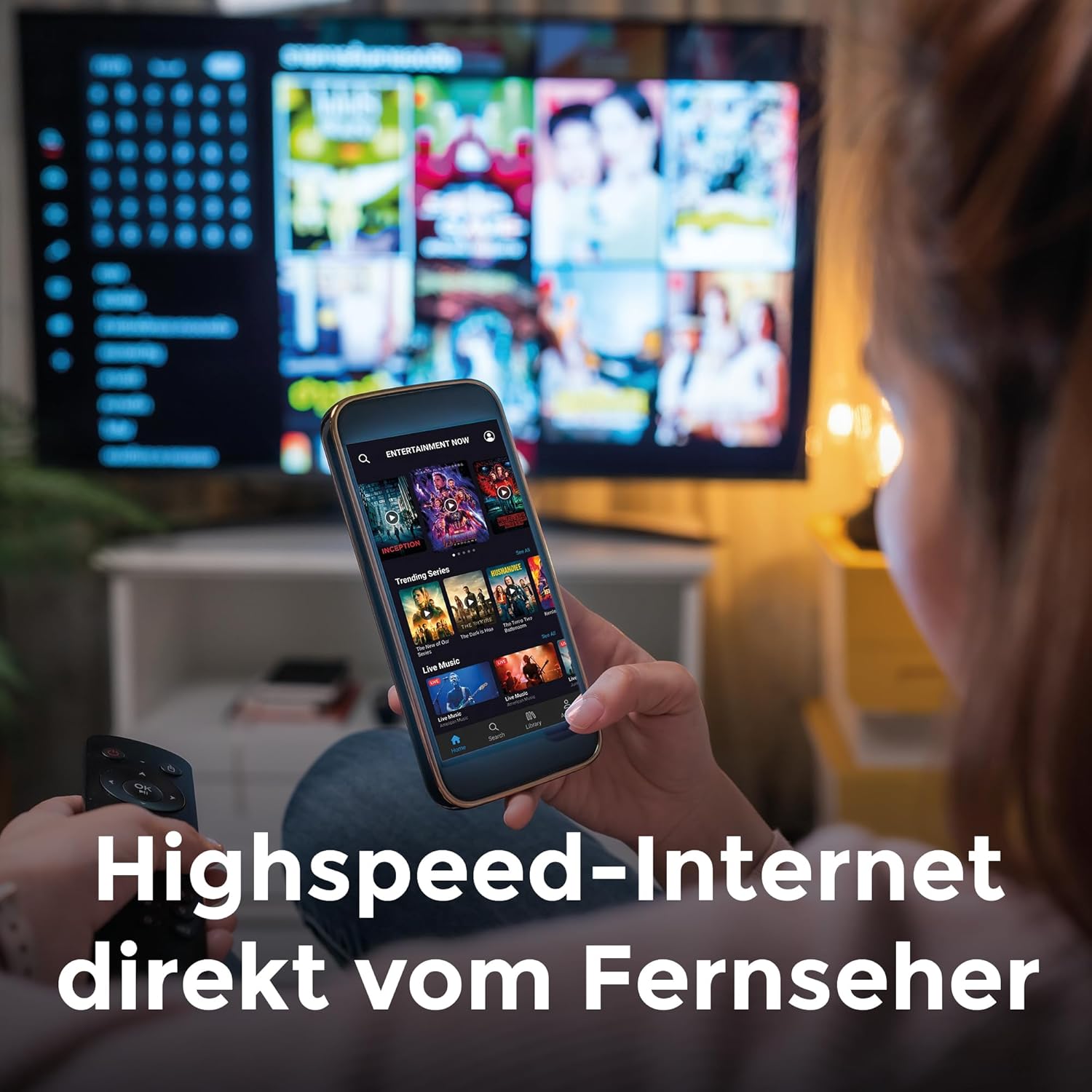 Cello Voyager C22TZR-VOY 22" Smart 12V Traveller TV mit integriertem 5G-WLAN-Router und Hotspot für Telefone und Geräte, Internet überall, Tizen OS von Samsung, ideal für Wohnmobile, Triple Tuner – Bild 7