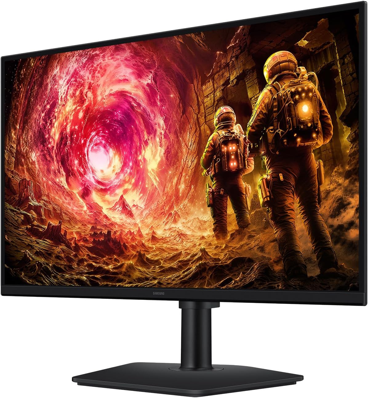 Samsung 27 Zoll Odyssey G50F Gaming-Monitor, PC-Bildschirm mit IPS-Panel, 2560 x 1440 Pixel (QHD), 180 Hz, 1 ms (G/G), AMD FreeSync Premium, NVIDIA G-Sync, HDR10, LS27FG502EUXEN – Bild 3