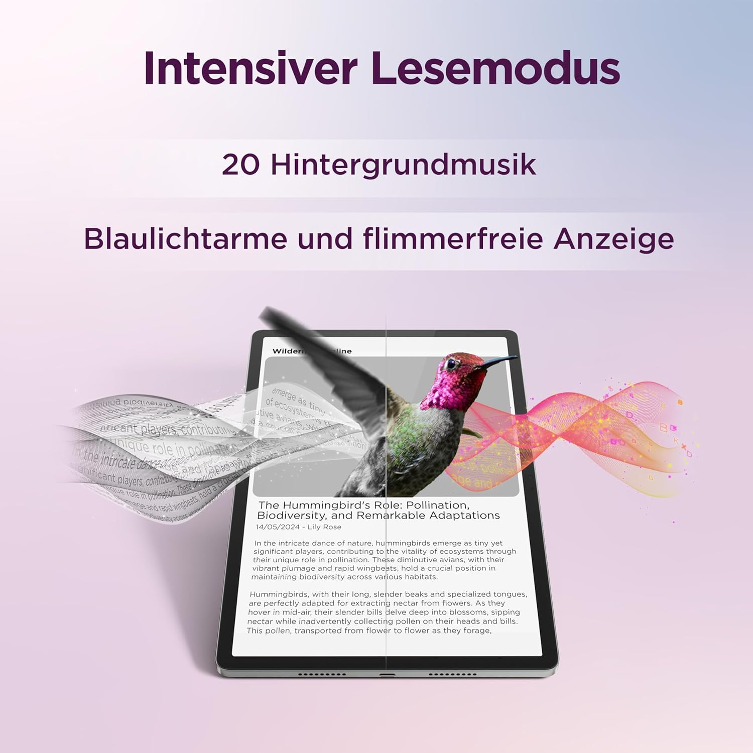 Lenovo Idea Tab Pro Tablet, 12,7 Zoll 3K-Display, MediaTek Dimensity 8300, 8 GB RAM, 256 GB eMMC-Speicher, Android, Luna Grey, inklusive Tab Pen Plus – Bild 6