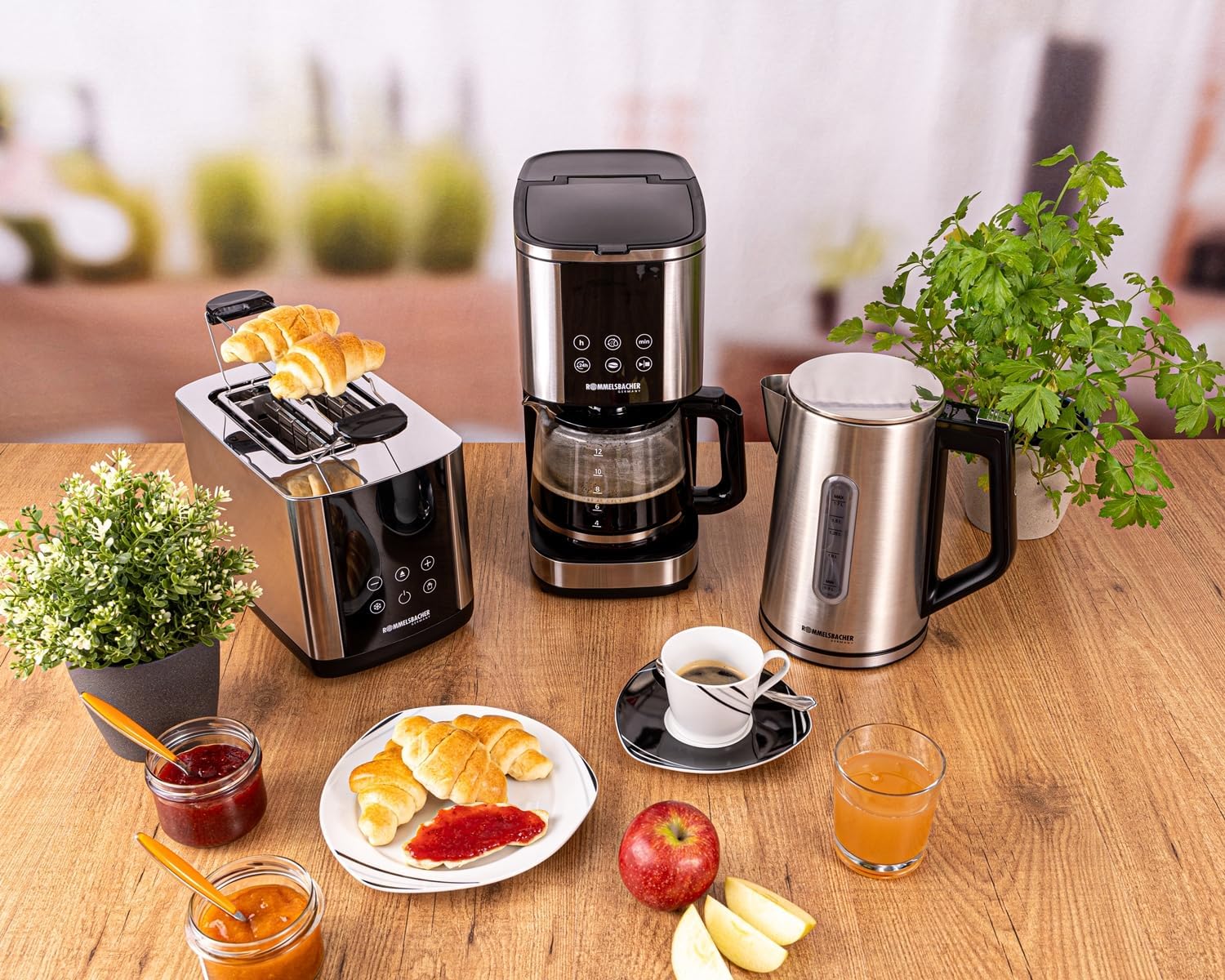 ROMMELSBACHER Wasserkocher WK 3000 – Stiftung Warentest Sieger 3/2025, 1,7 Liter, 1-Knopf-Bedienung, Set-Start-Funktion, Temperaturwahl von 45-100 °C, geschlossener Topfboden, automatischer Kochstopp – Bild 7