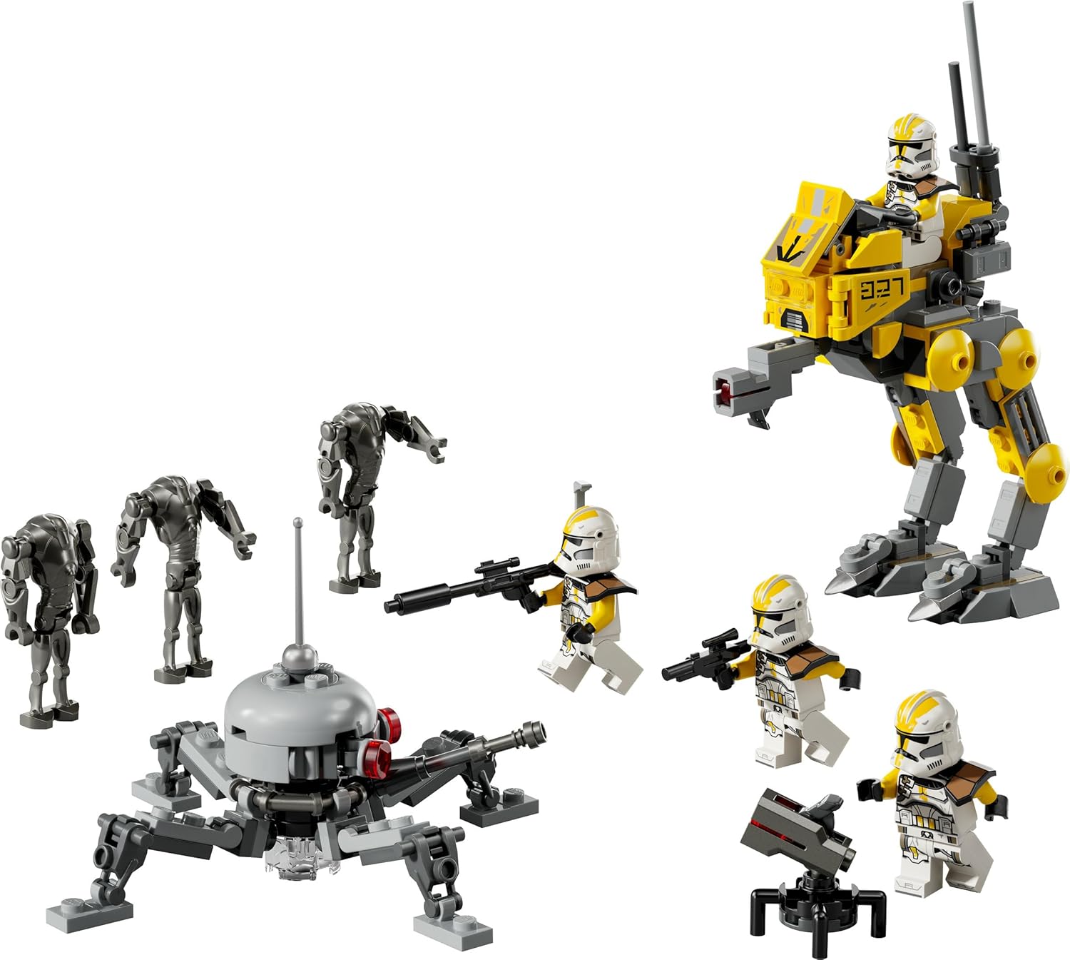 LEGO Star Wars Clone Soldiers of the 327th Star Corps Battle Pack – Spielzeug für Kinder ab 7 Jahren – Minifiguren zum Bauen und Sammeln – Kreatives Geschenk für Jungen und Mädchen – 75431 – Bild 10