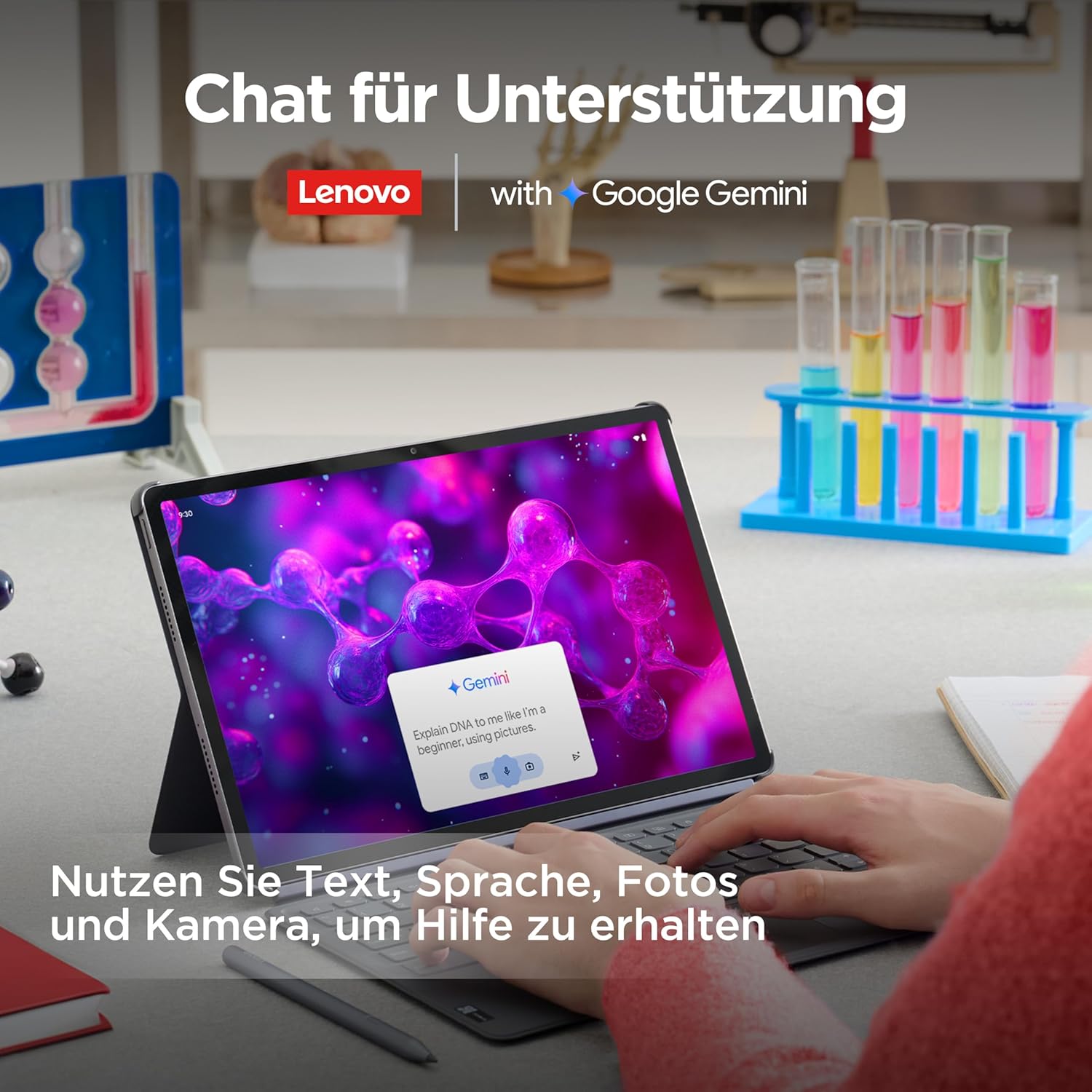 Lenovo Idea Tab Pro Tablet, 12,7 Zoll 3K-Display, MediaTek Dimensity 8300, 8 GB RAM, 256 GB eMMC-Speicher, Android, Luna Grey, inklusive Tab Pen Plus – Bild 4