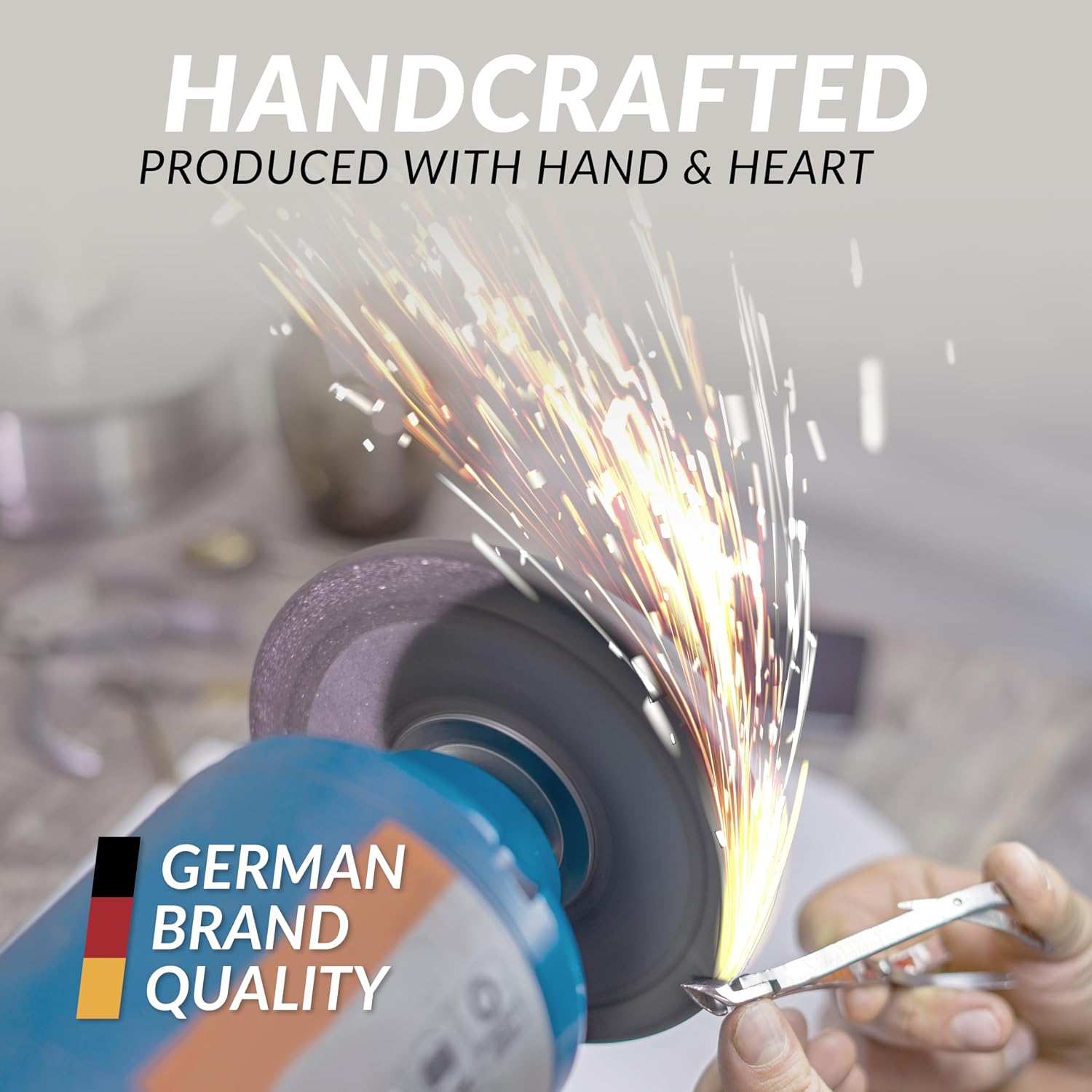 marQus Premium Maniküre-Set aus Edelstahl, 5-teilig im Echtleder-Etui, handliches und weiches Komplettset mit allem für die Hand- und Fußpflege, Nagelset schwarz – Bild 8