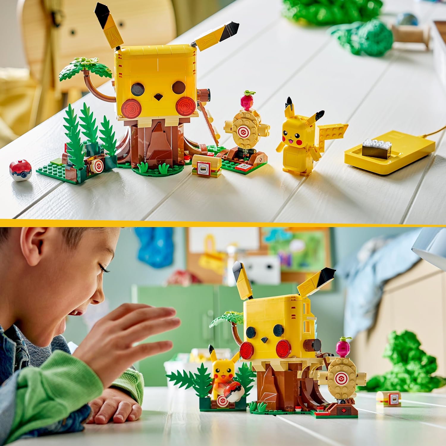 LEGO Pokémon Smart Play: Trainingshaus mit Pikachu – Interaktives All-in-1-Spielset mit Smart Brick, 4 Tags, Figur und Ladegerät – Geschenkidee für Kinder ab 6 Jahren – 72164 – Bild 6