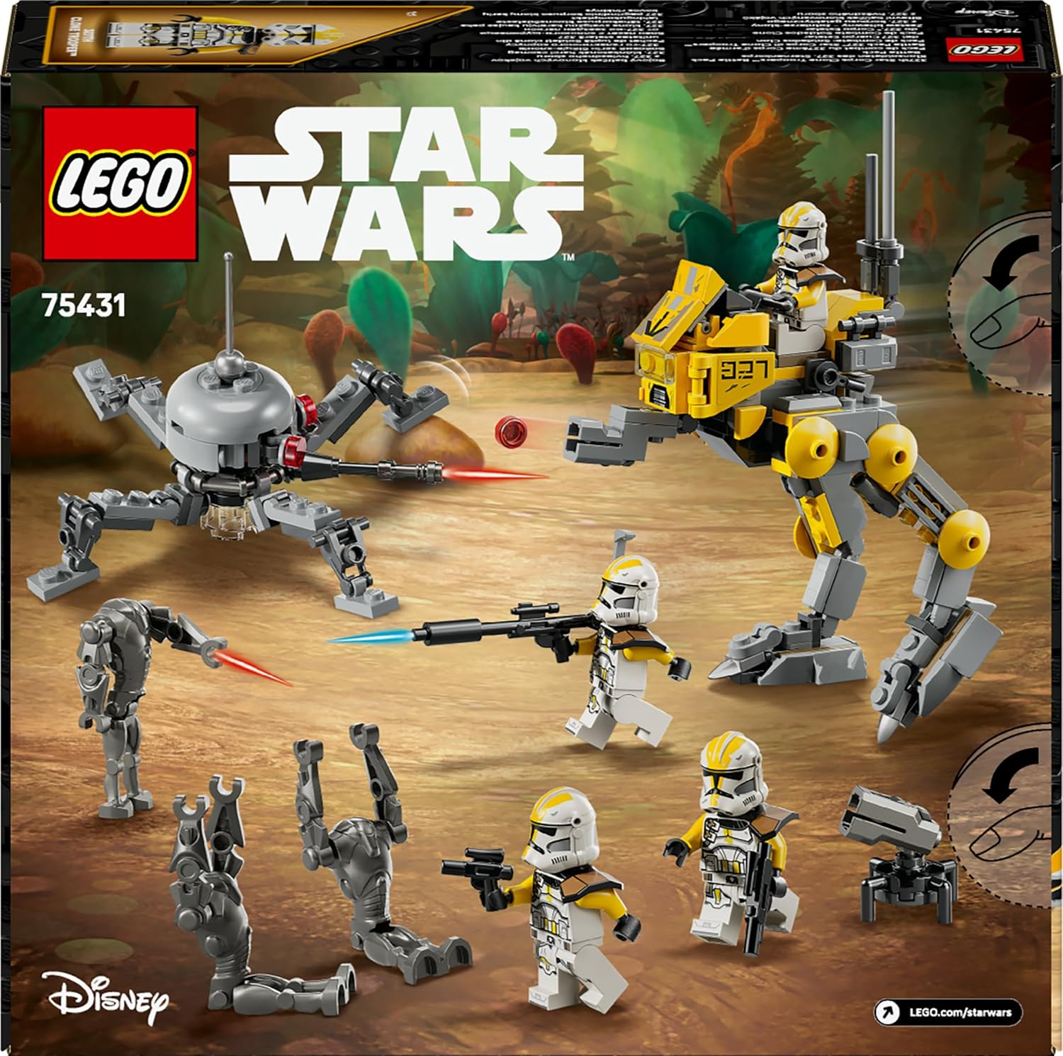LEGO Star Wars Clone Soldiers of the 327th Star Corps Battle Pack – Spielzeug für Kinder ab 7 Jahren – Minifiguren zum Bauen und Sammeln – Kreatives Geschenk für Jungen und Mädchen – 75431 – Bild 11